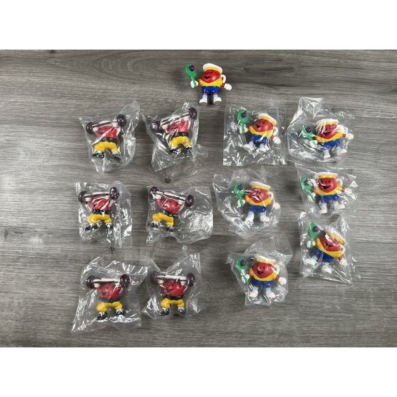 Lot of 13 Vintage Kool-Aid Man Figures Promo Kraft General Foods Tennis Weights - Picture 2 of 13